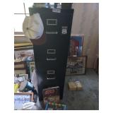Filing Cabinet & Assorted Items