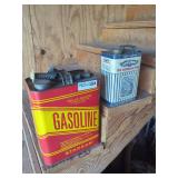 2-Gallon Gasoline Can & Aerowax No Rubbing Wax Tin