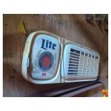 Vintage Miller Lite Lighted Beer Menu Sign