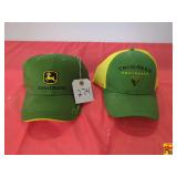 (2) TriGreen Equipment Caps Featuring John Deere Colors