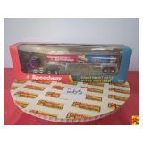 Mack Pinnacle Day Cab With Fuel Tanker Trailer by DCP First Gear for Speedway; 1:64 Scale