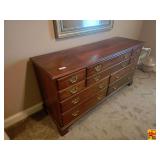 Wood Bed & Dresser