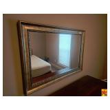 Large Framed Wall Mirror
