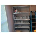 Metal Industrial Shelving Unit (contents are not included)