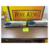 MTH Rail King Alco PA Diesel AA Set Delaware & Hudson with Proto-Sounds 30-2125-1