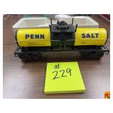 K-Line Electric Trains Pennsalt Classic Tank Car K-6325 O Gauge