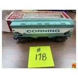 K-Line O/27 Gauge Corning Hopper Car Model with Original Box