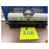 Firestone GATX 67964 Model Tank Car O Gauge
