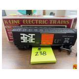 K-Line Electric Trains O/027 Scale New Haven Classic Boxcar K-6476 with Original Box