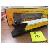 RailKing by M.T.H. Electric Trains Pennsylvania Heavy Duty Snowplow with Illuminated Headlight Item 30-7218