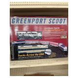 Greenport Scoot, The Long Island Passenger Train, 5 Unit Train Set; Compatible with 0-27 Gauge