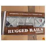 RailKing Rugged Rails Series Pennsylvania 3-Bay Covered Hopper Car
