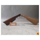 (2) Wood Butt Stocks