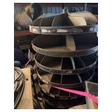 Multi-Tier Rotating Parts Bin Display Stand