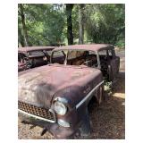 Classic Wagon Project Car Body with Front Grille and Headlights