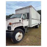GMC Box Truck with Roll-Up Rear Door
