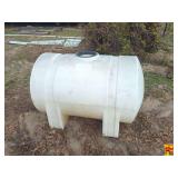 White Plastic Horizontal Storage Tank