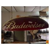 Budweiser Pool Table Hanging Light Fixture