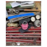 Homak Red Metal Rolling Tool Box with Contents