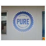 The Pure Oil Company U.S.A. Round Metal Sign