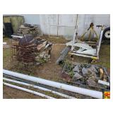 Assorted Construction Materials and Yard Items Lot
