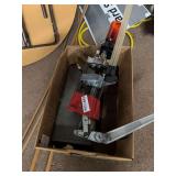 Reloading Press in Cardboard Box with Metal Tool Box
