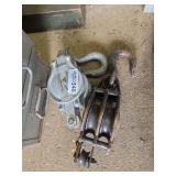 Pair of Heavy Duty Lifting Pulley Blocks