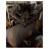 Industrial Air Compressor with Horizontal Tank