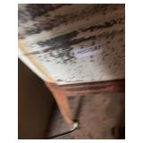 Metal Tub with Space Heater and Assorted Household Items