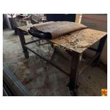 Heavy-Duty Rolling Steel Work Table
