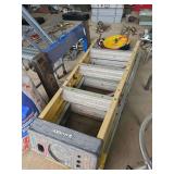 Werner Electro-Master Fiberglass Step Ladder, Huskey Ladder, and Dolly