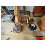Assorted Automotive Parts, Hardware, LED Bulbs, and Period Literature