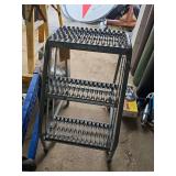 Cotterman Three-Step Rolling Steel Safety Ladder
