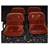 Set of Four Knoll Swivel Office Chairs