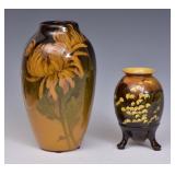 Two Rookwood Standard Glaze Vases