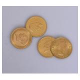 Four Gold Coins