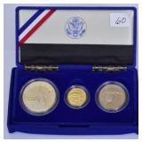 US Proof Set with 5 Dollar Gold Coin US Proof Set with 5 Dollar Gold Coin