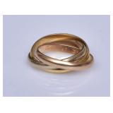 Cartier 18k Gold Trinity Ring