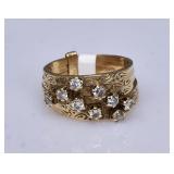 14k Gold Diamond Ring