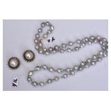 Strand of Grey Baroque Pearls Strand of Grey Baroque Pearls