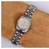 Rolex Ladies Stainless Wrist Watch