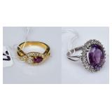 Two 14k Gold Rings Two 14k Gold Rings