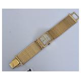 14k Gold Banner Wrist Watch