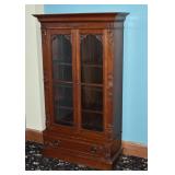 Victorian Walnut Bookcase