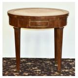 French Restauration Style Oval Side Table