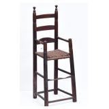 American Ladder Back High Chair