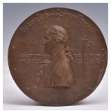 George Washington Bronze Medallion George Washington Bronze Medallion