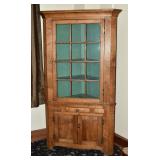 Sheraton Maple Corner Cupboard