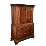 Pennsylvania Walnut Linen Press