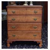 Figured Maple Blanket Chest Figured Maple Blanket Chest
